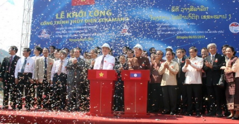 Khởi công xây dựng thủy điện Xekaman 1 – dự án đầu tư lớn nhất của doanh nghiệp Việt Nam tại Lào