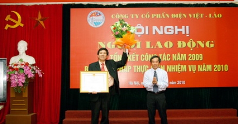Hội nghị người lao động Công ty cổ phần điện Việt - Lào