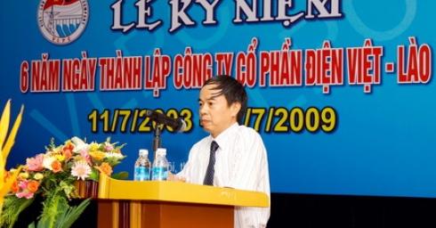 Bài phát biểu của đồng chí Thái Sơn - Chủ tịch Hội đồng quản trị tại Lễ kỷ niệm 6 năm ngày thành lập Công ty (11/7/2003 - 11/7/2009)