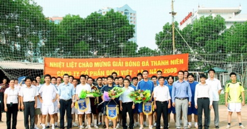 Giải bóng đá thanh niên công ty CP Điện Việt - Lào Năm 2009