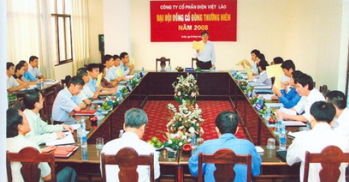 Đại hội đồng cổ đông thường niên năm 2008 Công ty cổ phần điện Việt - Lào